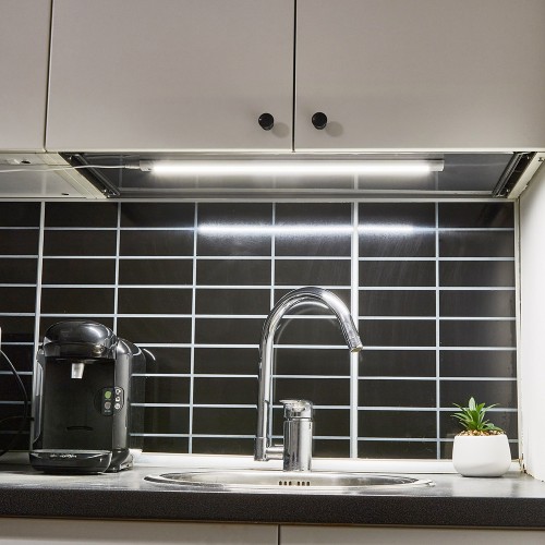 Панель линейная светодиодная 9Вт, 4200K, с бесконтактным выключателем  ULI-F47 8W/4500K SENSOR SILVER Uniel