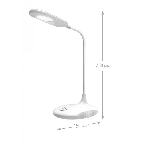 Светильник настольный светодиодный на подставке 6Вт, 220В, Белый UF-711 C01 ULTRAFLASH