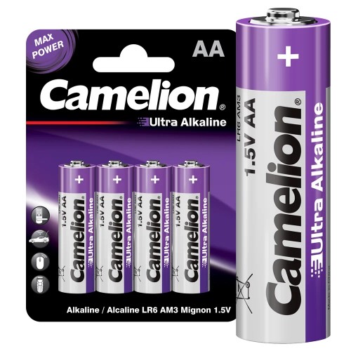 Батарейки щелочные BL4 LR03 ULTRA  Alkaline (LR03-BP4UT) Camelion Фото №1