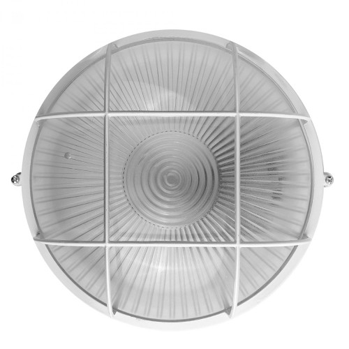 Светильник влагозащищенный 60Вт, 230В, до 130°С, Белый "Решетка" (НБП 03-60-002 УХЛ1) 1301S C01 Camelion Фото №2