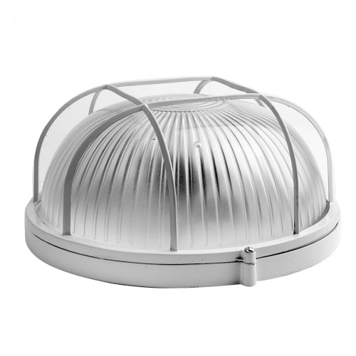 Светильник влагозащищенный 60Вт, 230В, до 130°С, Белый "Решетка" (НБП 03-60-002 УХЛ1) 1301S C01 Camelion Фото №3