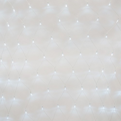 Гирлянда-Сетка светодиодная со статическим свечением 96 светодиодов, 1.5х1.5 метра, Белый cвет, IP44 ULD-N1515-96/STK White Uniel