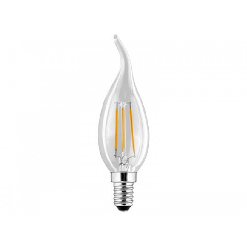Лампа светодиодная свеча на ветру филамент 5Вт, CW35-FL (CA35-FL), E14, 4500K, 220В Filament Camelion Фото №2