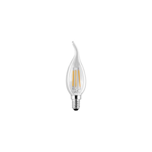 Лампа светодиодная свеча на ветру филамент 5Вт, CW35-FL (CA35-FL), E14, 4500K, 220В Filament Camelion Фото №1