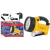Фонарь светодиодный аккумуляторный Жёлтый, 19 LED, 220В/12V, 4V 2Ah, Пластик, коробка UF3712LED ULTRAFLASH