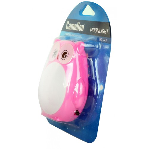 Ночник светодиодный 220В с выключателем "Сова" NL-243 Camelion Фото №8