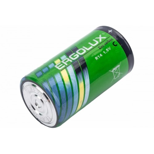 Батарейка солевая R14 SR-2 Ergolux Фото №2