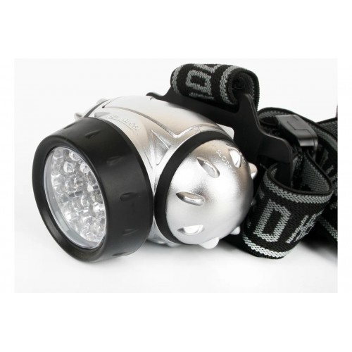 Фонарь светодиодный налобный Металлик, 19 LED, 4 режима, Пластик, коробка LED5353 ULTRAFLASH Фото №2