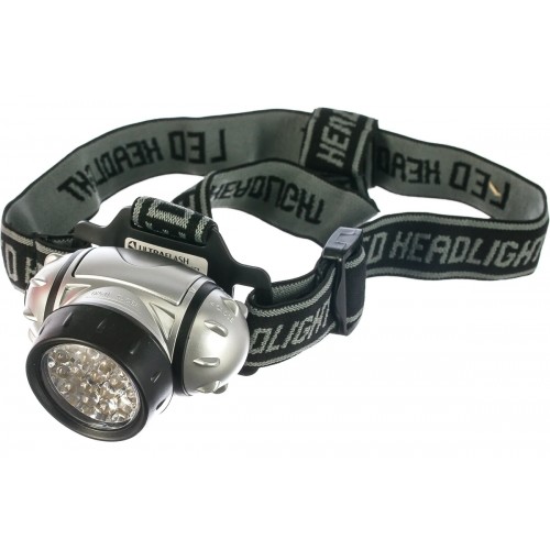 Фонарь светодиодный налобный Металлик, 19 LED, 4 режима, Пластик, коробка LED5353 ULTRAFLASH Фото №9