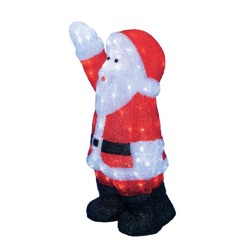 Фигурка светодиодная "Дед Мороз" 120 светодиодов, 38x24x60см, Белый цвет, IP20 ULD-M3860-120/STA White XMASMAN Uniel