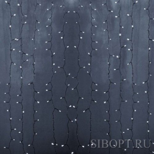 Гирлянда-дождь светодиодная 448 светодиода, 2x3 метра, Белый цвет, IP44, соединяемая NEON-NIGHT Фото №1