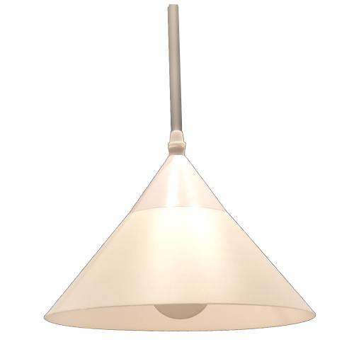 Светильник подвесной пластиковый, 40Вт, 220В, E24, Белый, UF-101C Ultraflash Фото №3