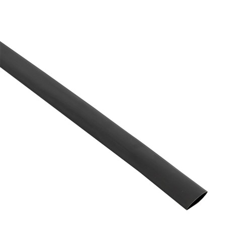 Трубка термоусаживаемая клеевая нг ТУТк 12/4мм Чёрная, в отрезках длиной 1 метр PROxima EKF Фото №1