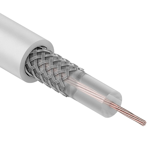 Кабель Rg-174A/U, (99%), 50 Ом, (200 м.), белый REXANT