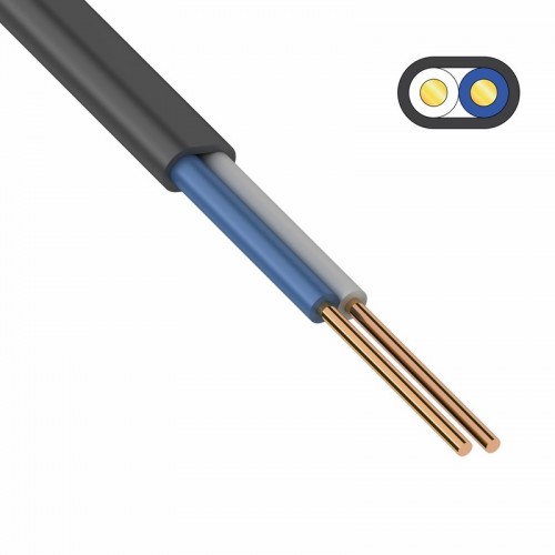 Кабель ВВГнг(А)-П 2*1.5 (ККЗ) ГОСТ