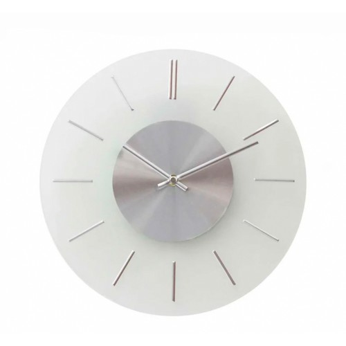 Часы настенные, круглые, цвет корпуса белый, стекло, Ø32,7см, 1хАА GL200922 Apeyron
