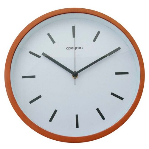 Часы настенные, круглые, цвет белый, металл, Ø30см, PL9685 Apeyron