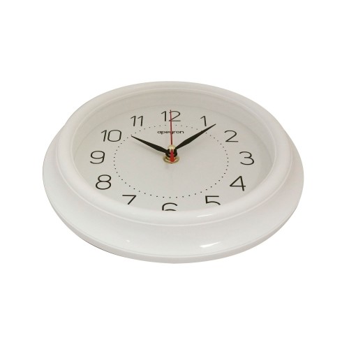 Часы настенные, круглые, цвет белый, пластик, Ø21см, PL20-211 Apeyron