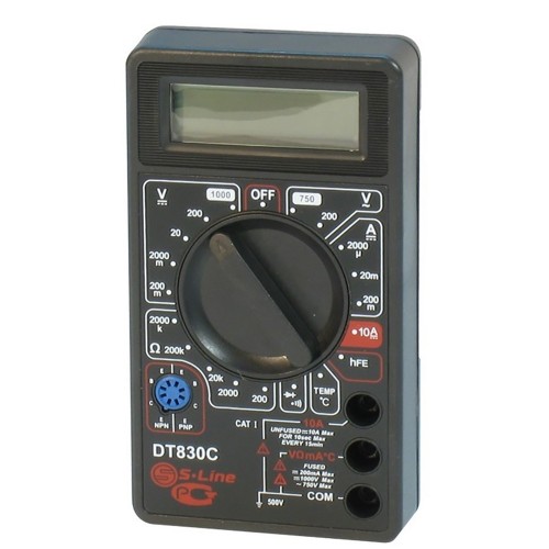 Мультиметр цифровой DT-830C S-line
