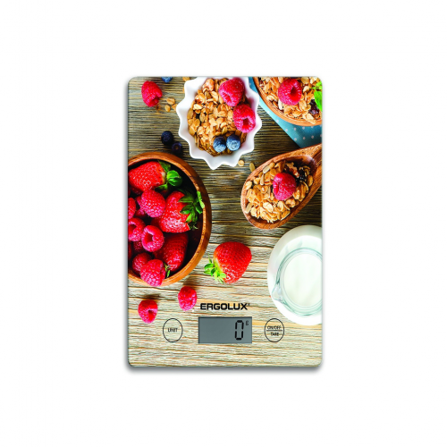 Весы кухонные ягоды до 5 кг, 195*142 мм ELX-SK02-С04 ERGOLUX Фото №1
