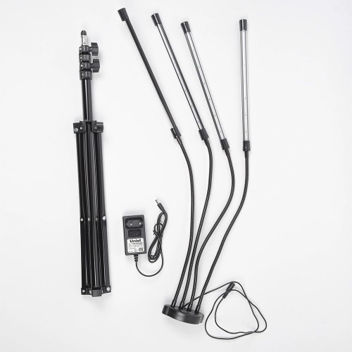 Светильник светодиодный напольный для растений с подставкой 36Вт, IP40, Черный ULT-P32-36W/SPLE/TM/40 BLACK QUAD Uniel Фото №9