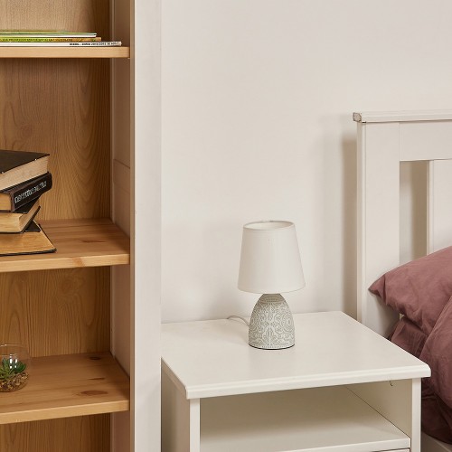 Светильник настольный декоративный под лампу Е14, 40Вт, механический выключатель, Светло-серый UML-B301 E14 LIGHT GREY Uniel