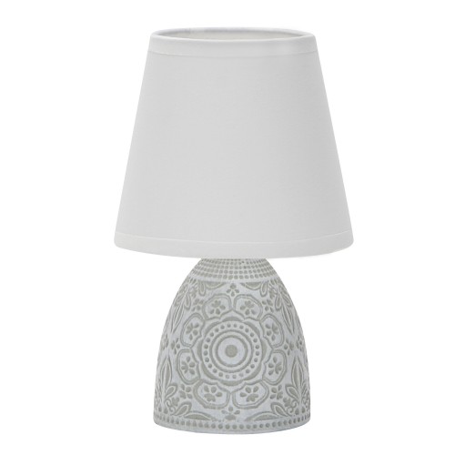 UML-B301 E14 LIGHT GREY Светильник настольный декоративный под лампу Е14, 40W. Механический выключатель. Светло-серый. ТМ Uniel