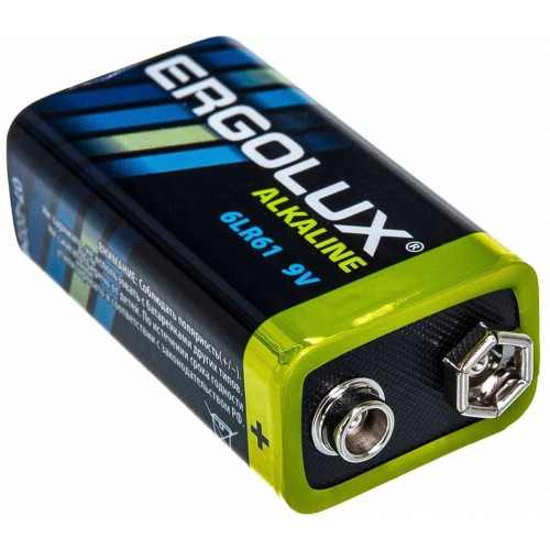 Батарейка щелочная 6LR61 BL-1 Alkaline ERGOLUX
