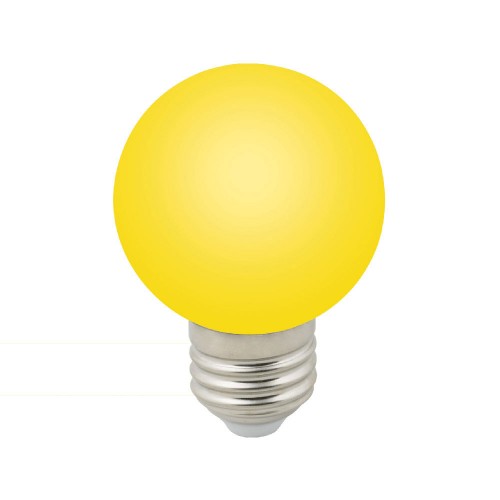 Лампа светодиодная шар 3Вт, G60, E27, Желтый, 220В 3 светодиода Volpe Фото №1