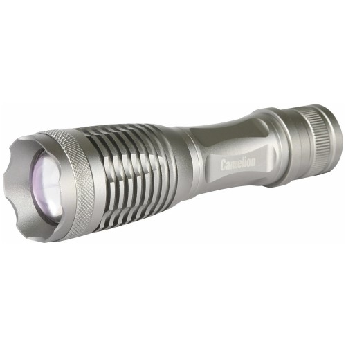 Фонарь светодиодный Металлик, 1 LED XML-16, ZOOM, 5 режимов, 3xLR03 в комплекте, Алюминий LED5137 Camelion