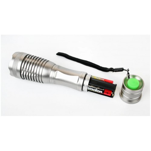 Фонарь светодиодный Металлик, 1 LED XML-16, ZOOM, 5 режимов, 3xLR03 в комплекте, Алюминий LED5137 Camelion