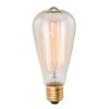 Лампа накаливания винтаж шар Золотая, 60Вт, E27, IL-V-ST64-60/GOLDEN/E27 Vintage Uniel