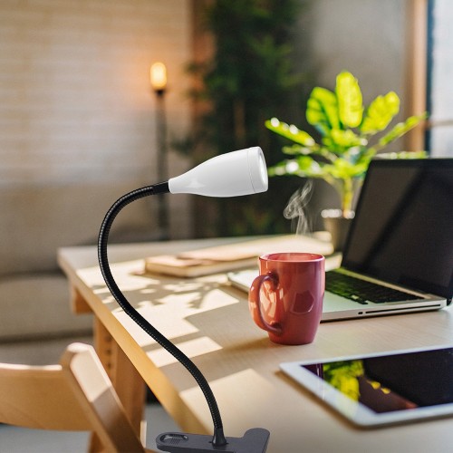 Светильник настольный светодиодный с прищепкой 4Вт, 4000K, Белый+Черный ULM-D501 Uniel