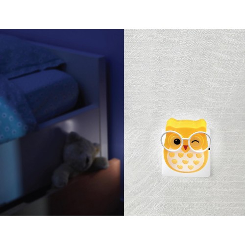 Ночник светодиодный 220В с выключателем "Сова" NL-237 Camelion Фото №4