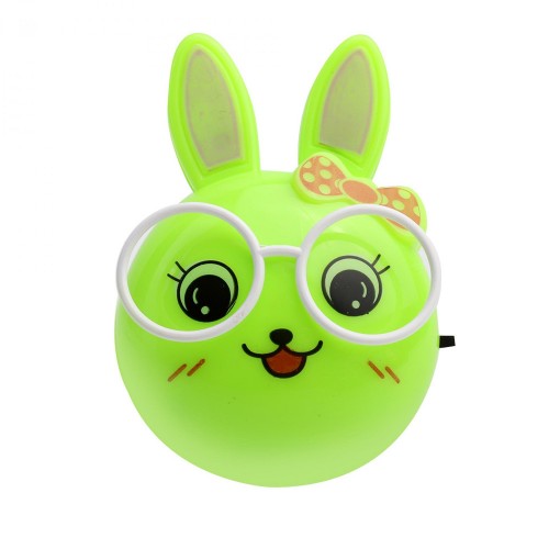 Ночник светодиодный 220В с выключателем "Зайцы очкарики" NL-241 Camelion Фото №6