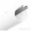 Рассеиватель для профиля 2 метра, круглый, матовый SL-ROUND-D60-2000 OPAL ARLIGHT