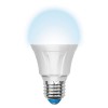 Лампа светодиодная груша 11Вт, A60, E27, 4500K, 220В DIM PLP01WH диммируемая Uniel