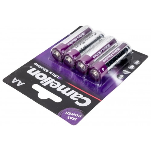 Батарейка щелочная LR6 BL-4  ULTRA  Alkaline (LR6-BP4UT) Camelion