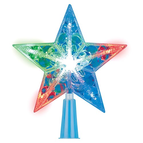 Фигурка светодиодная для елки "Звезда" 10 светодиодов, 15x16см, Цветная, ULD-H1516-010/DTA MULTI STAR Uniel