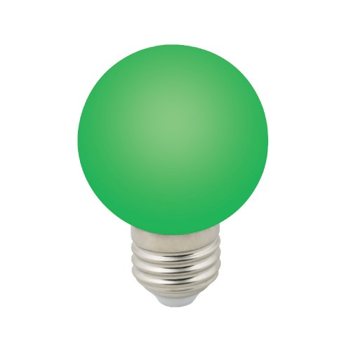 Лампа декоративная светодиодная форма шар 3Вт, G60, E27, Зеленый, 220В Volpe