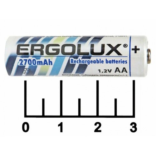 Аккумулятор AA 2700мАч (Ni-Mh) 1.2В BL-2 ERGOLUX