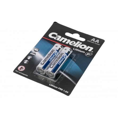 Батарейка литиевая Lithium BL2 FR6 (FR6-BP2, батарейка,1.5В) Camelion