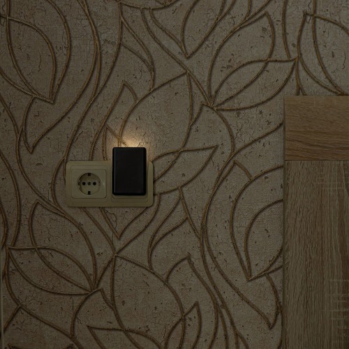 Светильник-ночник с фотосенсором (день-ночь), Черный DTL-320 Прямоугольник/Black/Sensor Uniel