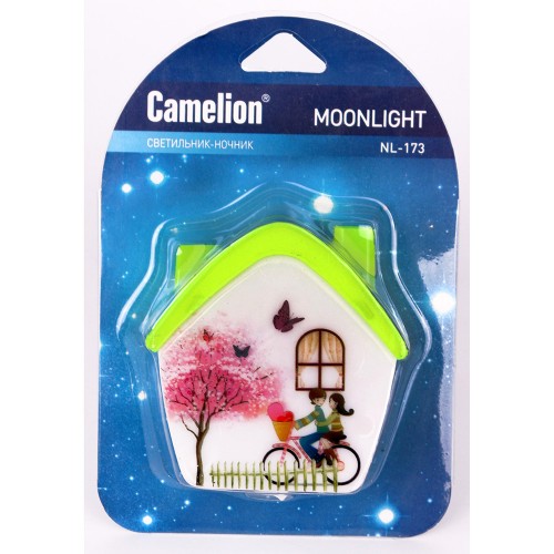 Ночник светодиодный 220В с выключателем "Домик" NL-173 Camelion
