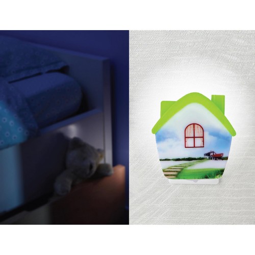 Ночник светодиодный 220В с выключателем "Домик" NL-173 Camelion