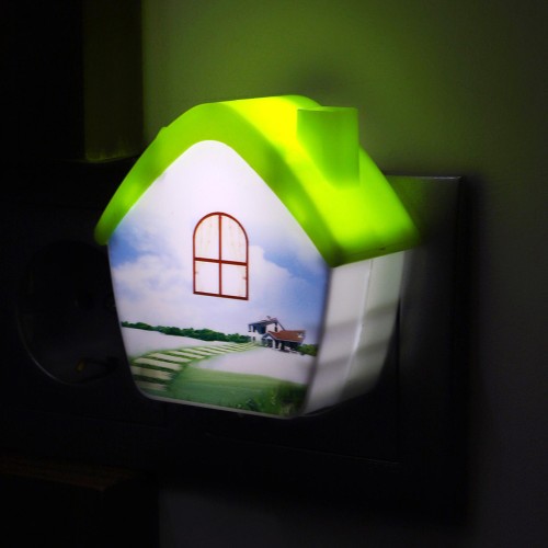 Ночник светодиодный 220В с выключателем "Домик" NL-173 Camelion