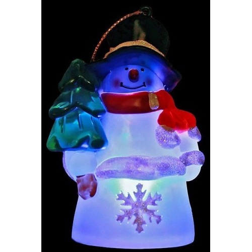 Светильник подвесной светодиодный "Снеговик" 1 светодиод, RGB SNH-HD-02 JAZZWAY