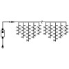 Гирлянда-занавес светодиодная фигурная, 288 светодиодов, 3.1x0.4 метра, Синий цвет, IP20 ULD-E3104-288/DTK Blue RAINBOW-1 Uniel Фото 2