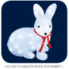 Фигурка светодиодная "Зайчик" 40 светодиодов, 27x15x32см, Белый цвет, IP20 ULD-M2732-040/STA White Rabbit Uniel