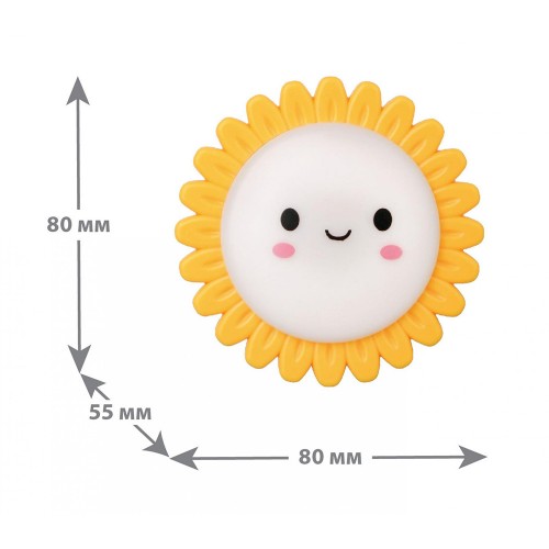 Ночник светодиодный 220В с выключателем "Солнышко" NL-179 Camelion Фото №5